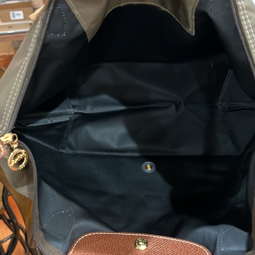 Longchamp Brown and Tan Le Pliage Tote - Picture 7 of 7